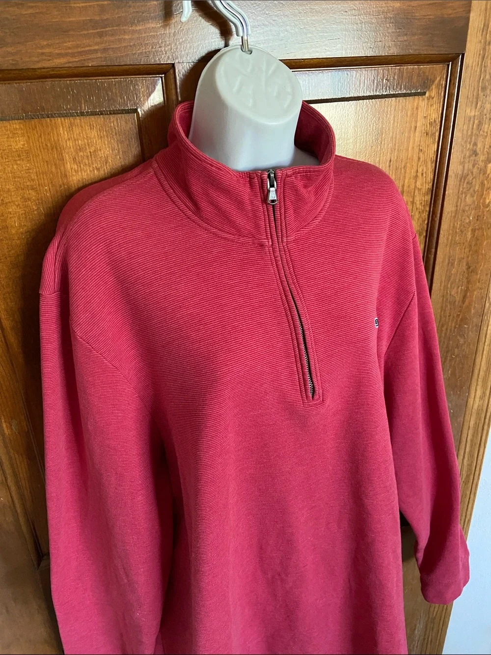 Vineyard Vines Burgundy Saltwater quarter-zip pullover Size XXL  nautical